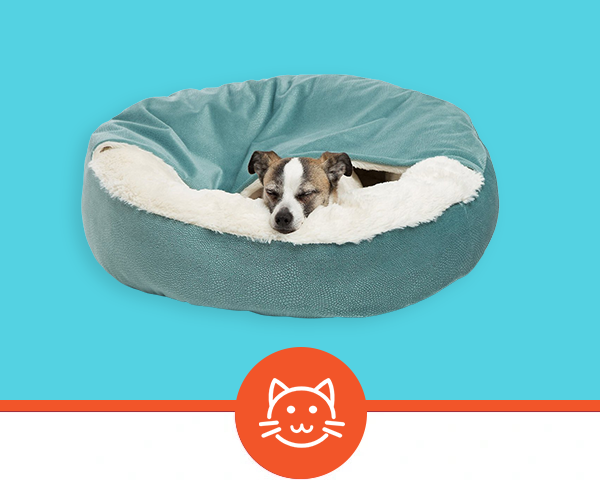 Covered Pet Beds