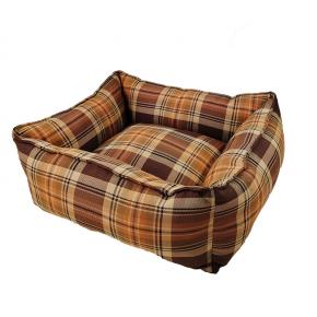 Rectangle Plaid Pet Bed