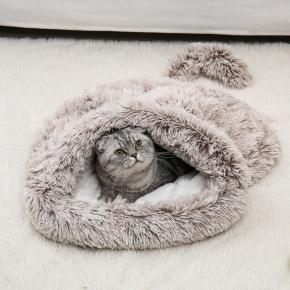 Furry Cat Sleeping Bag Bed