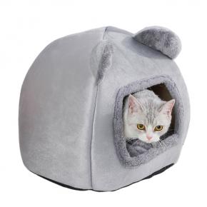 Round Cat House with Ear